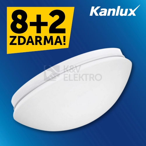  LED svítidlo Kanlux Miledo CORSO LED V2 12-NW IP44 neutrální bílá 278mm AKCE 8+2