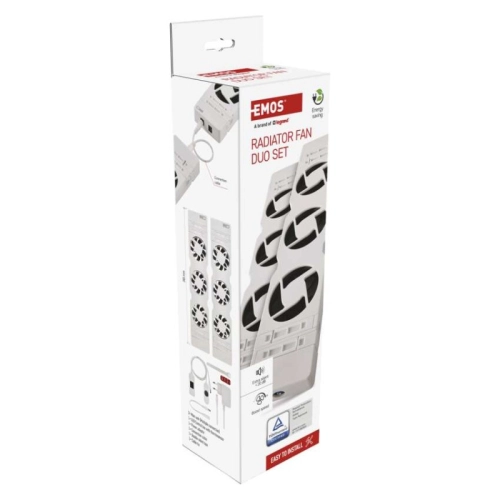 Ventilátor EMOS pod radiátor EMOS DUO bílý P56PR2 (obrázek 8)