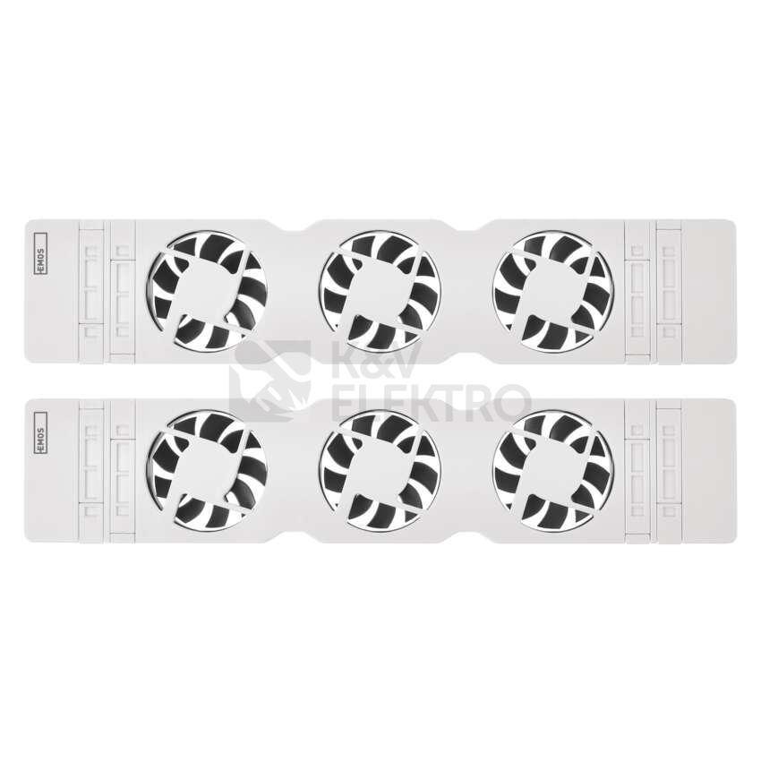 Obrázek produktu Ventilátor EMOS pod radiátor EMOS DUO bílý P56PR2 0