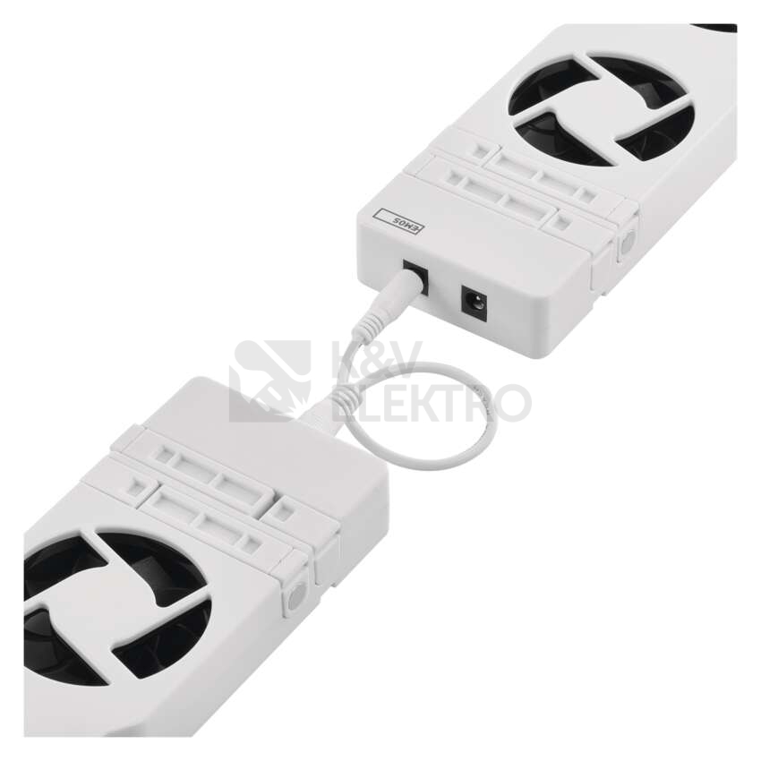 Obrázek produktu Ventilátor EMOS pod radiátor EMOS DUO bílý P56PR2 7