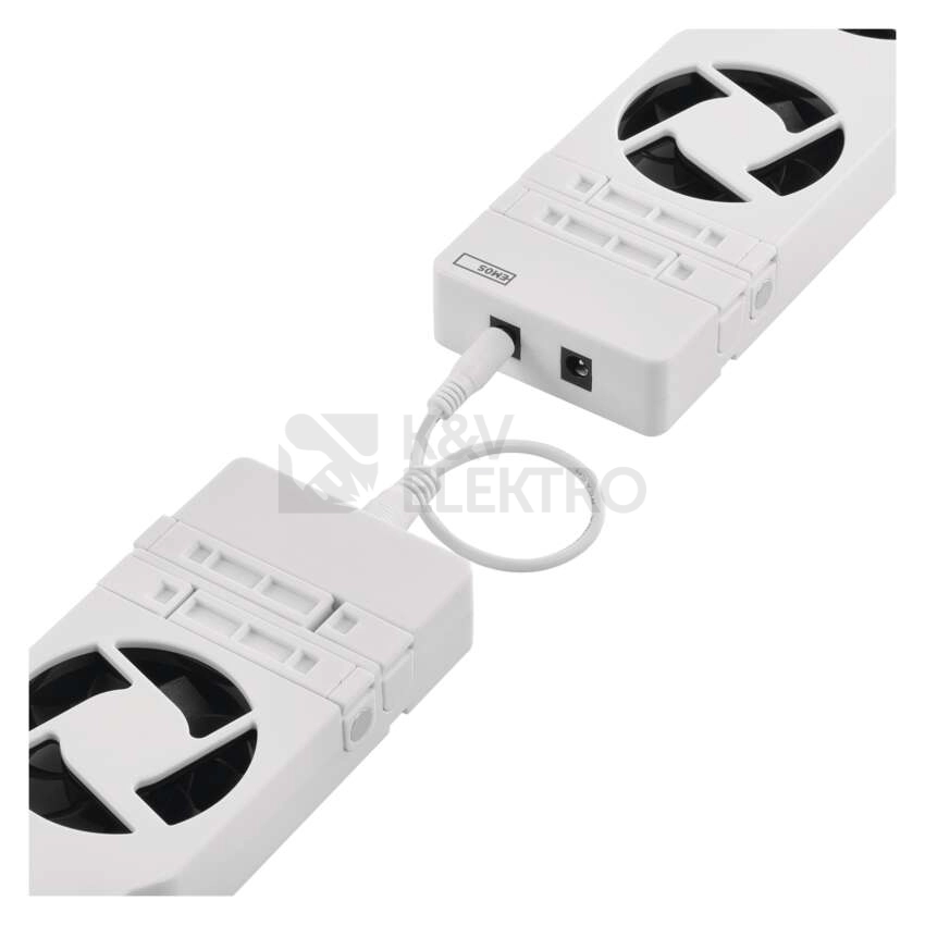 Obrázek produktu Ventilátor EMOS pod radiátor EMOS DUO bílý P56PR2 7