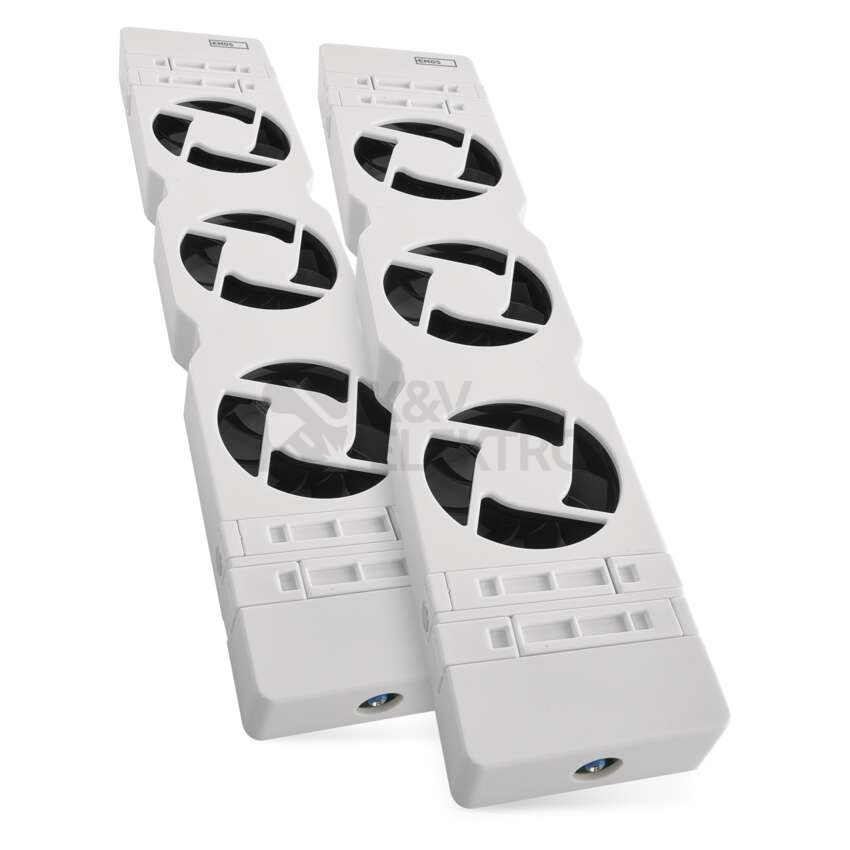 Obrázek produktu Ventilátor EMOS pod radiátor EMOS DUO bílý P56PR2 9