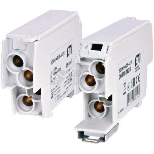 Distribuční blok ETI EDBJ-4x25-4x25 šedá 001102428