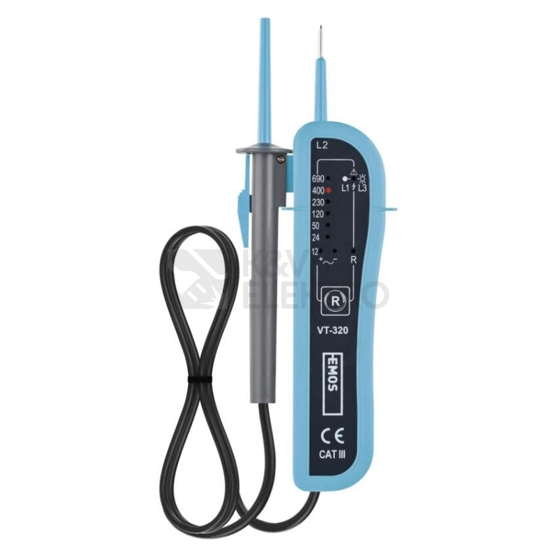 Obrázek produktu Zkoušečka napětí VT-320 EMOS M0012AN 9