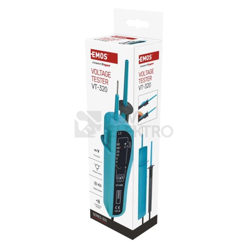Obrázek produktu Zkoušečka napětí VT-320 EMOS M0012AN 13