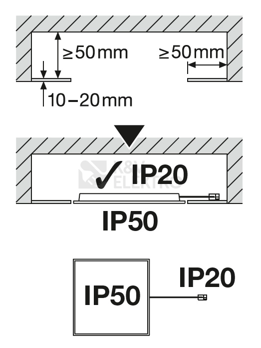 Obrázek produktu LED panel LEDVANCE Compact 600x600mm 26W/4000K neutrální bílá UGR<19 7