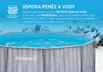 Bazén Florida 3,05x0,91m ŠEDÉ DŘEVO se skimmerem Marimex 10340316 (obrázek 7)