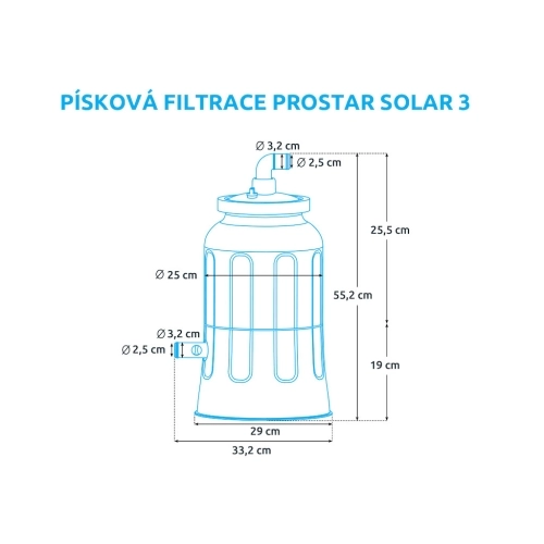 Filtrace bazénová ProStar Solar 3 3m3/h Marimex 10604350 (obrázek 8)