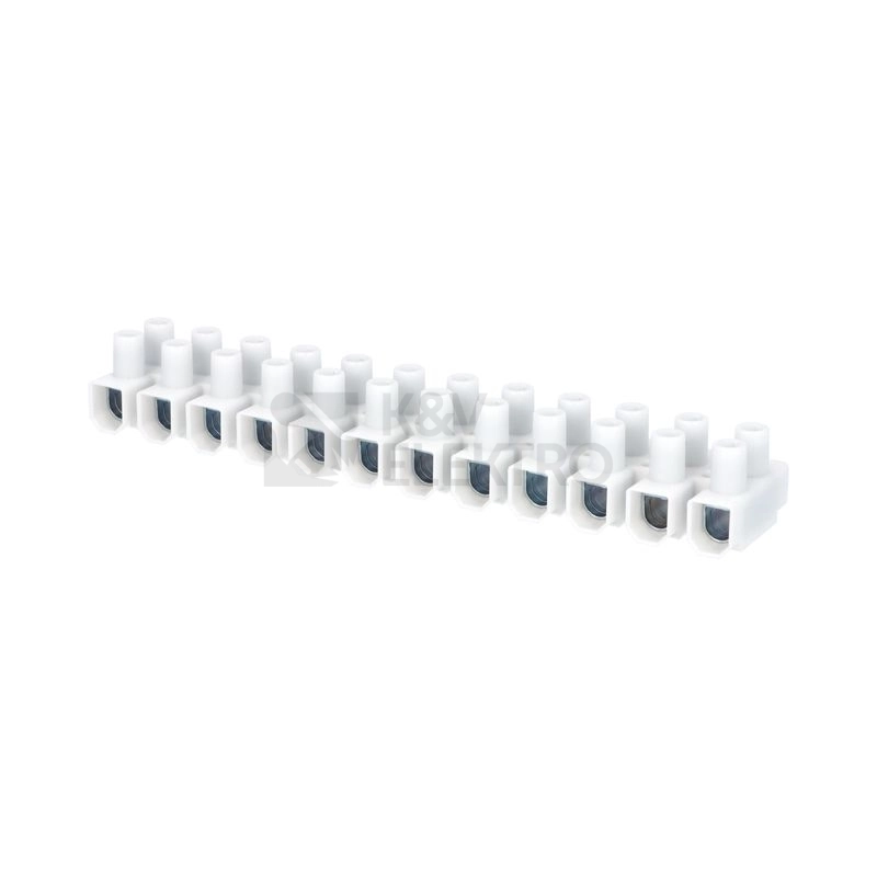 Obrázek produktu Svorkovnice lámací pozink PA60P 12x10-25mm2 bílá (čokoláda) 1100107 0