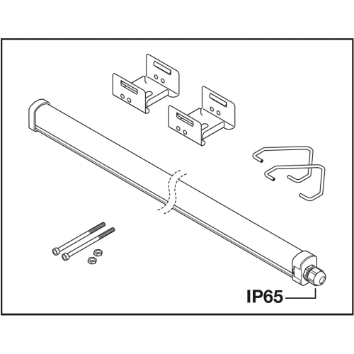 Zářivka LEDVANCE Damp Proof Slim Value 1500mm 39W/6500K studená bílá IP65 (obrázek 5)
