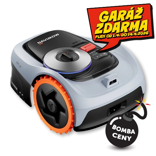 Bezdrátová autonomní robotická sekačka SEGWAY Navimow i206 AWD E 600m2 + garáž zdarma