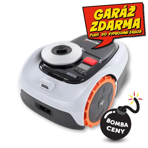 Bezdrátová autonomní robotická sekačka SEGWAY Navimow i206 AWD E 600m2 + garáž zdarma