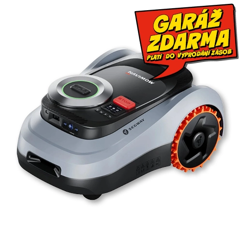 Bezdrátová autonomní robotická sekačka SEGWAY I220 Lidar 2000m2 + garáž zdarma