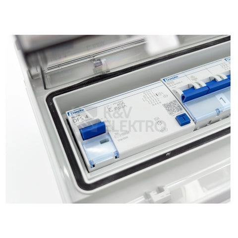 Obrázek produktu Zásuvková skříň ELSYBOX IP44 2x230V 1x400V/16A/5p P692F00120F jištěná s chráničem
3