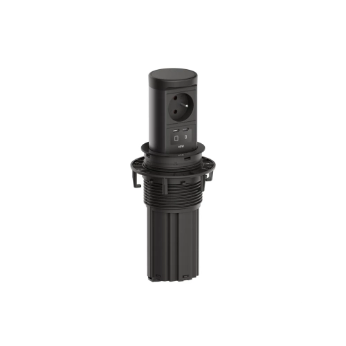 Výsuvný sloupek BACHMANN BM0020576 Elevator 2 1x230V 1xUSB C/C 45W černá