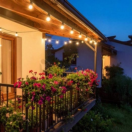 Obrázek produktu LED venkovní řetěz s žárovkami 25 žárovek 15m+5m 750lm teplá bílá WO794-1 9