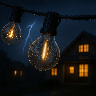 Obrázek produktu LED venkovní řetěz s žárovkami 25 žárovek 15m+5m 750lm teplá bílá WO794-1 10