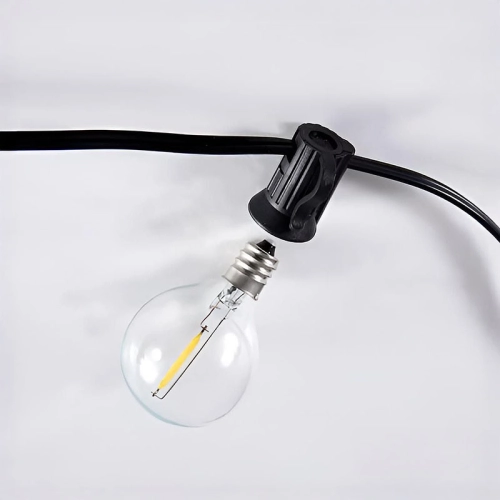 LED venkovní balkonový řetěz s žárovkami 10 žárovek 5m+3m 500lm teplá bílá WO794-2 (obrázek 4)