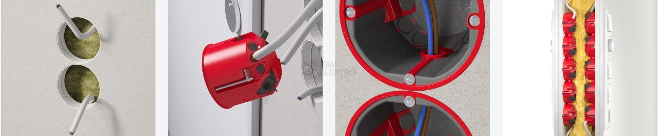 Obrázek produktu  Protipožární krabice do sádrokartonu KAISER HWD 68+ 9464-03 hluboká 2
