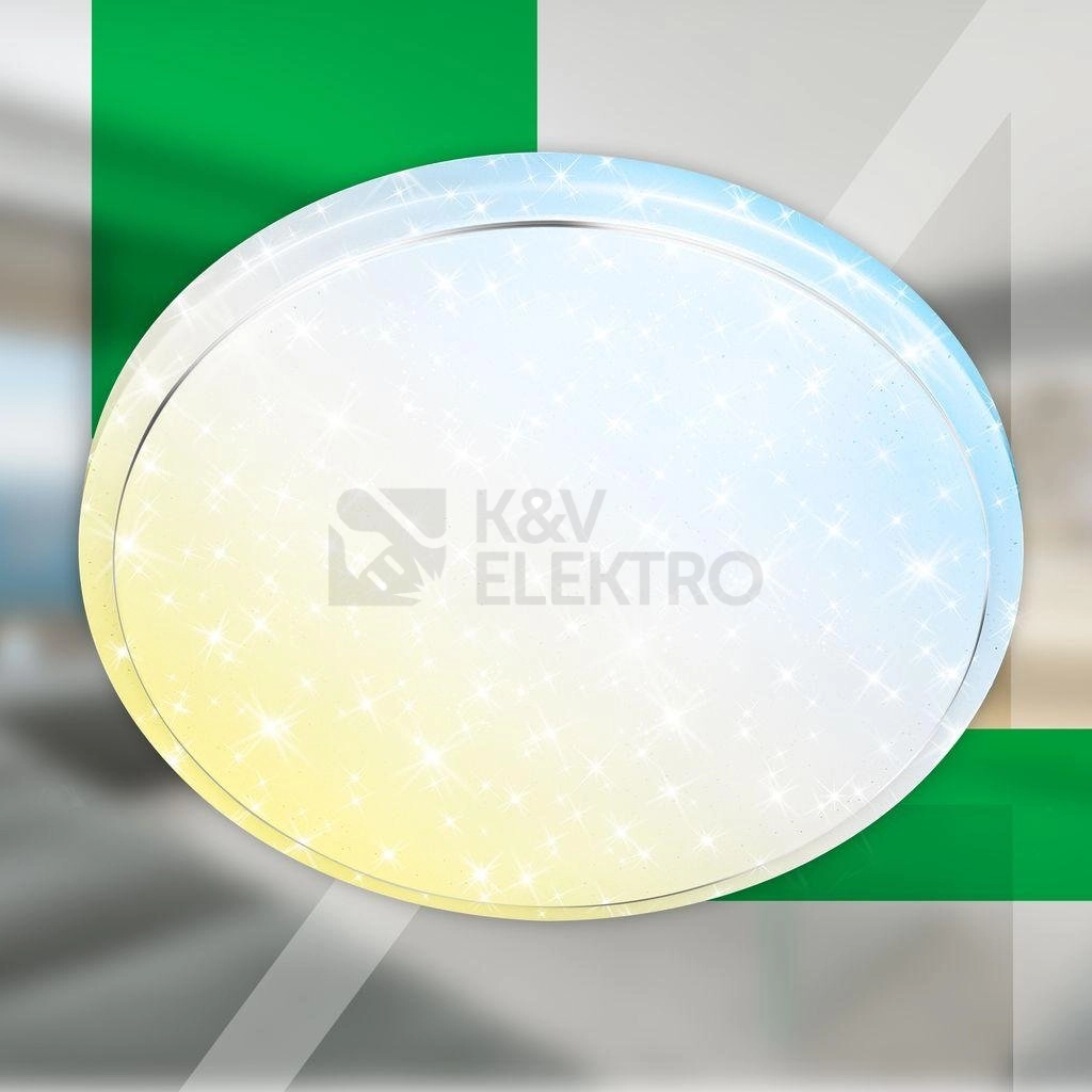 Obrázek produktu Stropní LED svítidlo BRILONER Star A průměr 48cm 19,5W stmívatelné dálkovým ovladačem CCT bílé 3869016 2