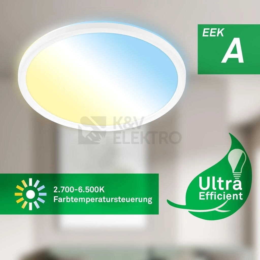 Obrázek produktu LED svítidlo BRILONER Tava A průměr 29,3cm 11W stmívatelné CCT bílé 3883016 3