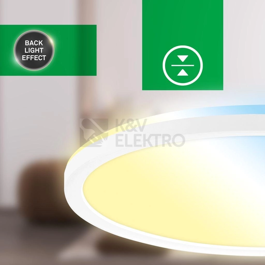 Obrázek produktu LED svítidlo BRILONER Tava A průměr 29,3cm 11W stmívatelné CCT bílé 3883016 5
