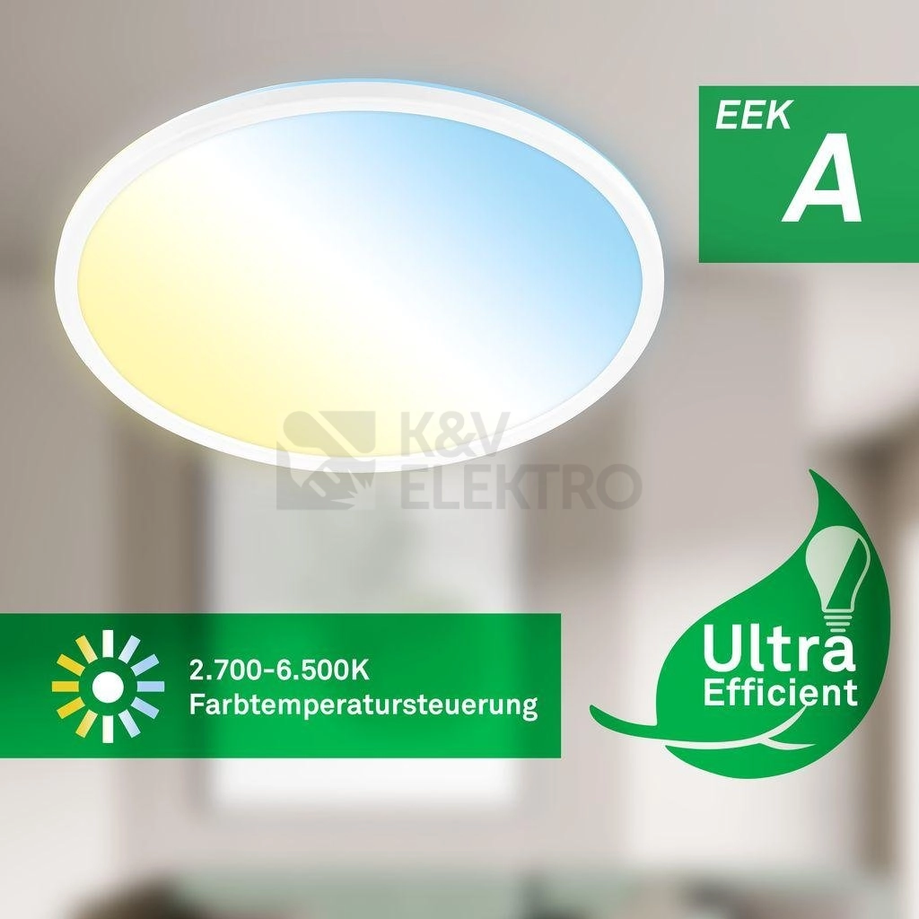 Obrázek produktu LED svítidlo BRILONER Tava A průměr 42cm 14W stmívatelné CCT bílé 3884016 3