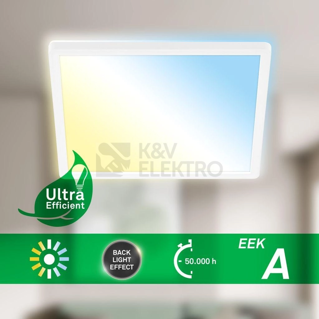 Obrázek produktu LED svítidlo BRILONER Tava A 29,3x29,3cm 11W stmívatelné CCT bílé 3885016 2