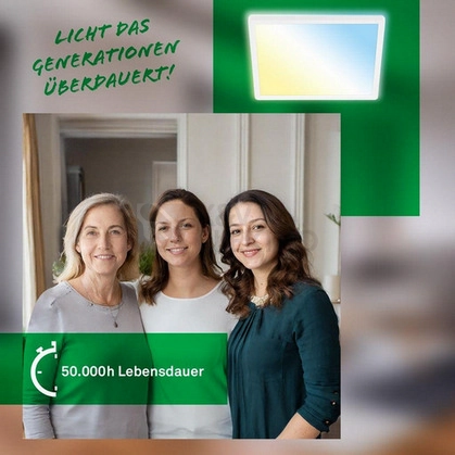 Obrázek produktu LED svítidlo BRILONER Tava A 29,3x29,3cm 11W stmívatelné CCT bílé 3885016 9