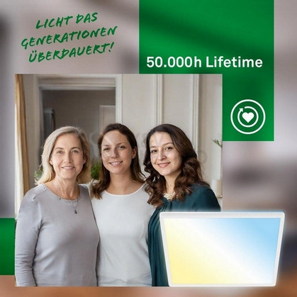 Obrázek produktu LED svítidlo BRILONER Tava A 42x42cm 14W stmívatelné CCT bílé 3886016 5