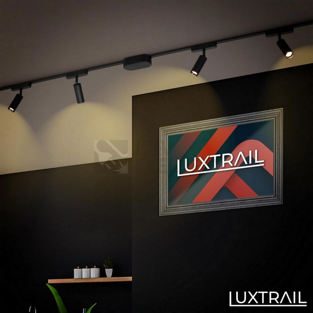 Obrázek produktu Startovací sada lištový systém BRILONER 200cm 2x 48V lišta 4 LED spoty s trafem černá 8025045 5