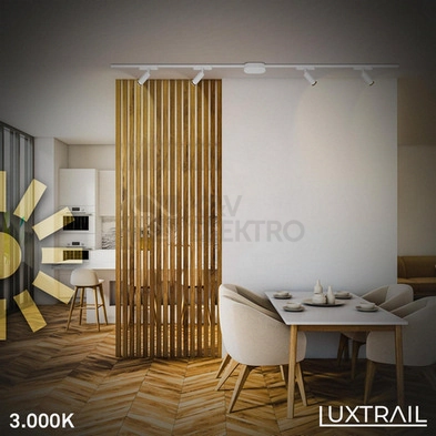 Obrázek produktu Startovací sada lištový systém BRILONER 200cm 2x 48V lišta 4 LED spoty s trafem bílá 8025046 1