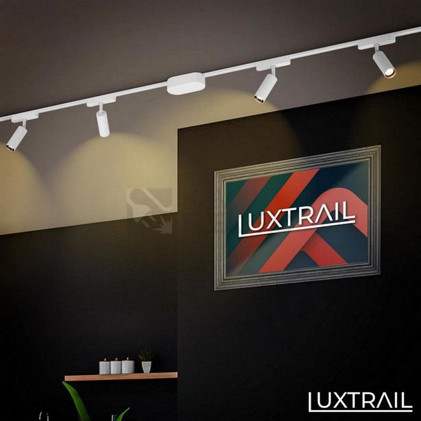 Obrázek produktu Startovací sada lištový systém BRILONER 200cm 2x 48V lišta 4 LED spoty s trafem bílá 8025046 6