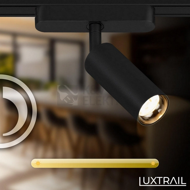 Obrázek produktu Lištový systém BRILONER Luxtrail prodlužovací sada 2x LED spoty černá 8026025 2