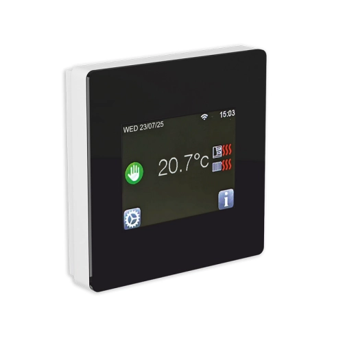 Termostat podlahový dotykový Fenix TFT WiFi RF-modul 4200144 černý