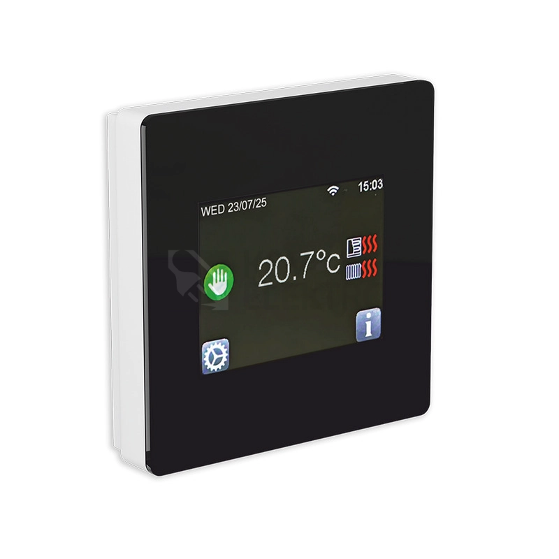 Obrázek produktu Termostat podlahový dotykový Fenix TFT WiFi RF-modul 4200144 černý 0