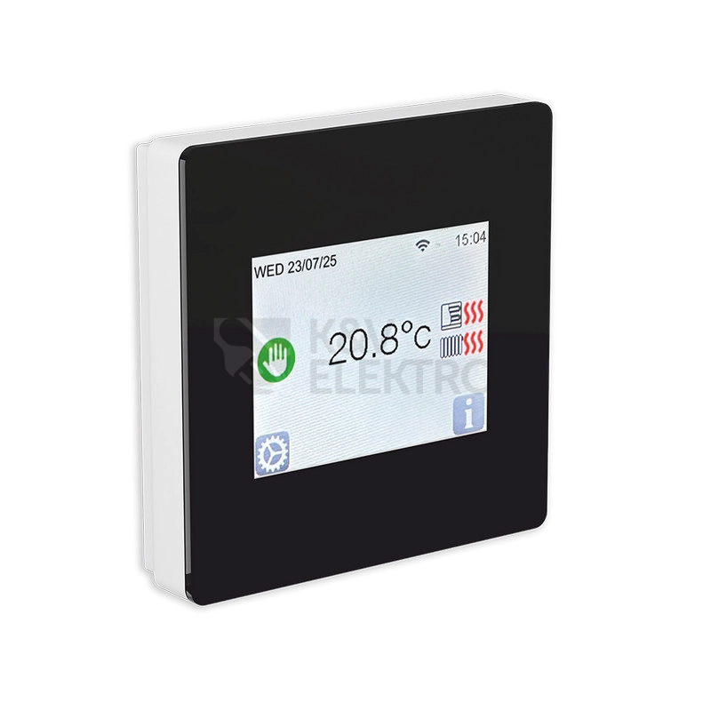 Obrázek produktu Termostat podlahový dotykový Fenix TFT WiFi RF-modul 4200144 černý 1