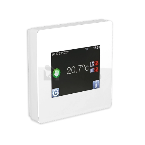 Termostat podlahový dotykový Fenix TFT WiFi RF-modul 4200145 bílý