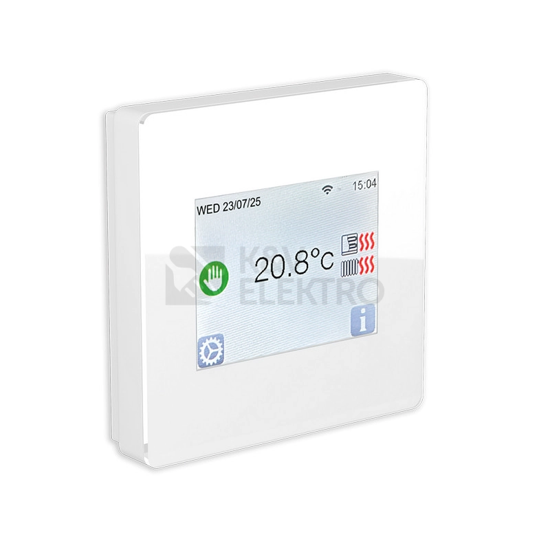Obrázek produktu Termostat podlahový dotykový Fenix TFT WiFi RF-modul 4200145 bílý 2