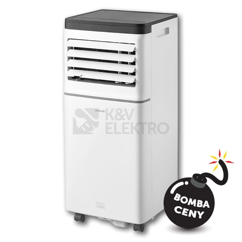Mobilní klimatizace SENCOR SAC MT7042C WiFi bílá s těsnící sadou ZDARMA