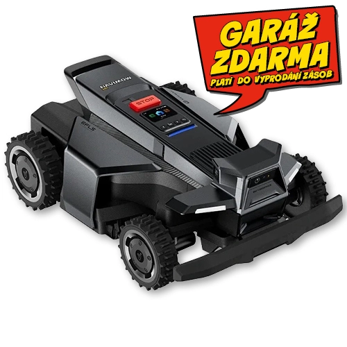 Bezdrátová autonomní robotická sekačka SEGWAY x-420E Lidar AWD 2000 m2 + garáž zdarma