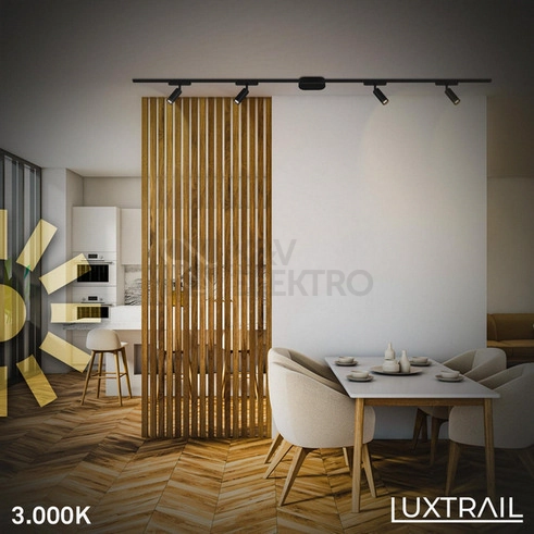 Obrázek produktu Lištové LED svítidlo BRILONER Luxtrail 48V spot 5W nastavitelné černá 8031015 2