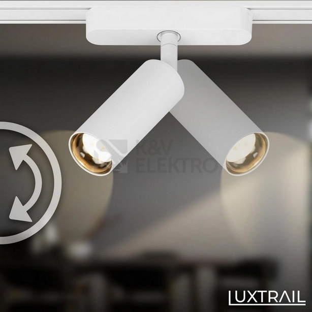 Obrázek produktu Lištové LED svítidlo BRILONER Luxtrail 48V spot 5W nastavitelné bílé 8031016 4