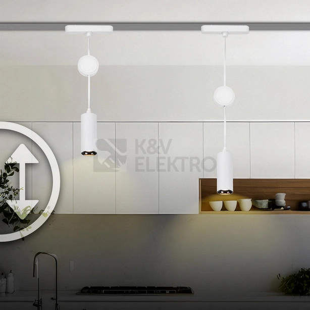 Obrázek produktu Lištové LED svítidlo BRILONER Luxtrail 48V závěsné svítidlo nastavitelná výška bílé 8032016 3