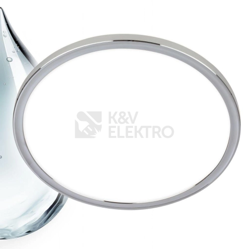 LED svítidlo BRILONER Pulap průměr 29,3cm 18W IP54 neutrální bílá chrom 3872018