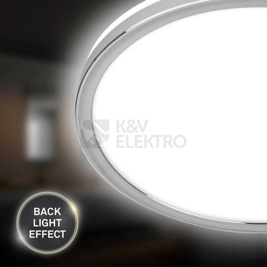 Obrázek produktu LED svítidlo BRILONER Pulap průměr 29,3cm 18W IP54 neutrální bílá chrom 3872018 6