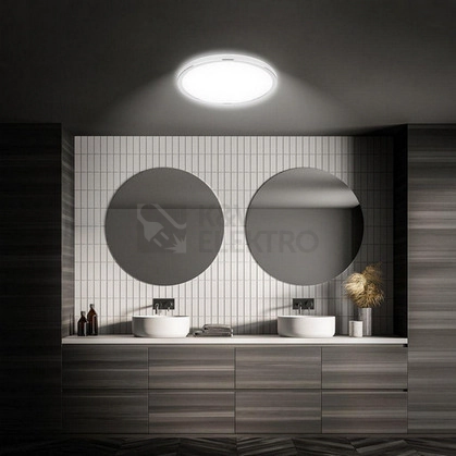 Obrázek produktu LED svítidlo BRILONER Pulap průměr 29,3cm 18W IP54 neutrální bílá chrom 3872018 8