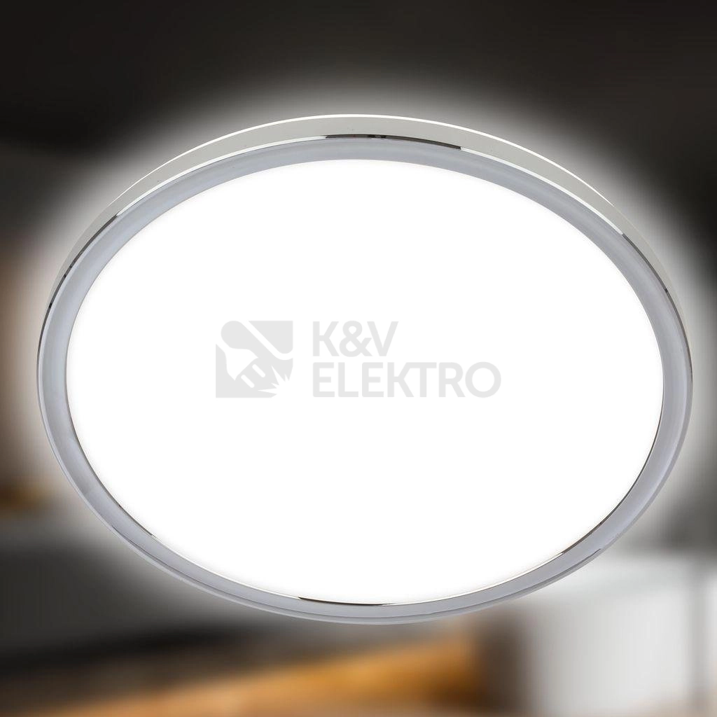 Obrázek produktu LED svítidlo BRILONER Pulap průměr 42cm 22W IP54 neutrální bílá chrom 3873018 1