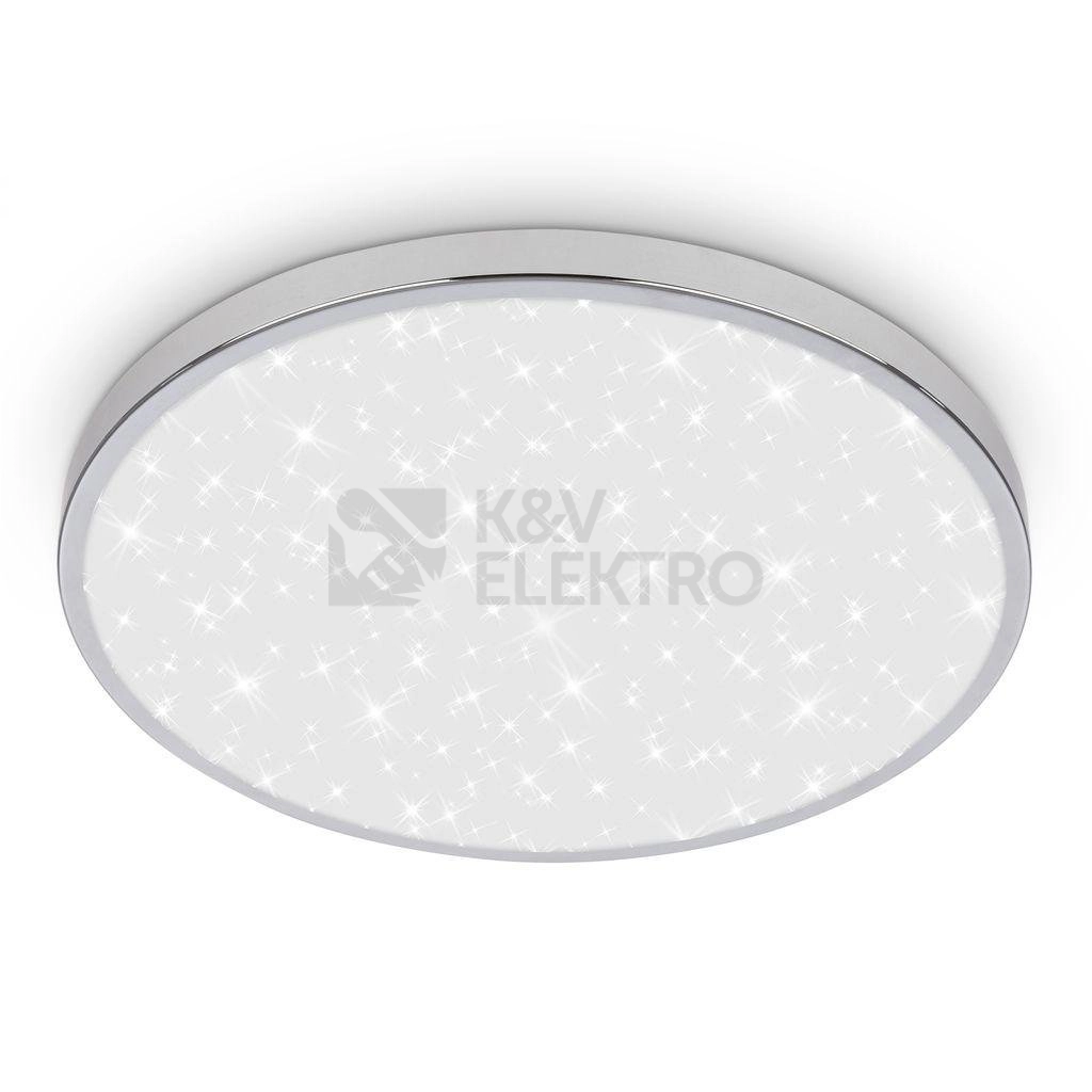 Obrázek produktu LED stropní svítidlo BRILONER Tak průměr 33cm 22W IP44 hvězdné nebe chrom 3934018 0