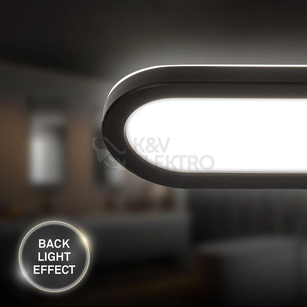 Obrázek produktu LED svítidlo k zrcadlu BRILONER Pil 10W 35cm neutrální bílá černá 2193015 4